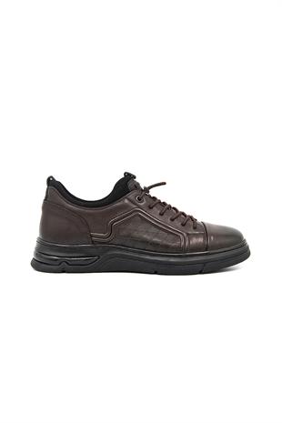 Komcero 5K2530-2120 Erkek Casual Ayakkabı - KOYU KAHVERENGİ
