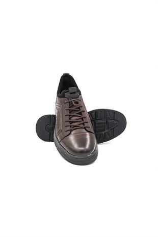 Komcero 5K2530-2120 Erkek Casual Ayakkabı - KOYU KAHVERENGİ