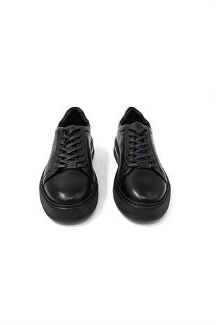Komcero 5K3258-8086 Erkek Casual Ayakkabı - SİYAH