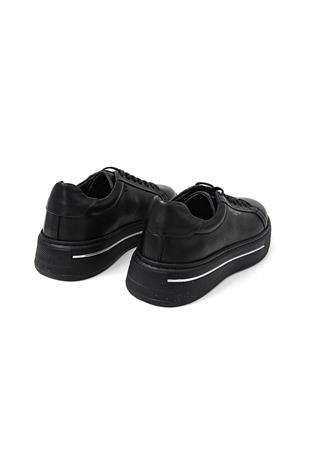 Komcero 5K3258-8086 Erkek Casual Ayakkabı - SİYAH