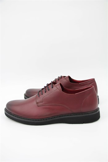 Komcero 9Y6691-7416 Erkek Klasik Ayakkabı - BORDO