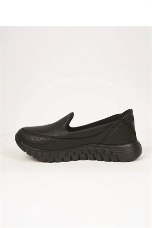 Kuum K112810 Kadın Comfort Ayakkabı - SİYAH