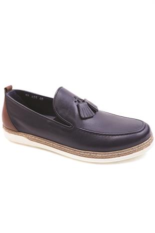 Libero L625 Deri Erkek Loafer Ayakkabı - LACİVERT
