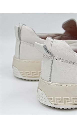 Luciano Bellini Alfa 5405 Erkek Loafer Ayakkabı - KREM