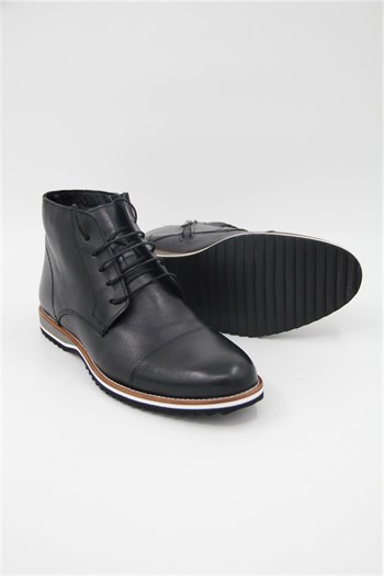 Luciano Bellini Be403 Erkek Casual Bot - SİYAH