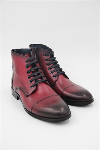 Luciano Bellini Bj3004 Erkek Klasik Bot - BORDO