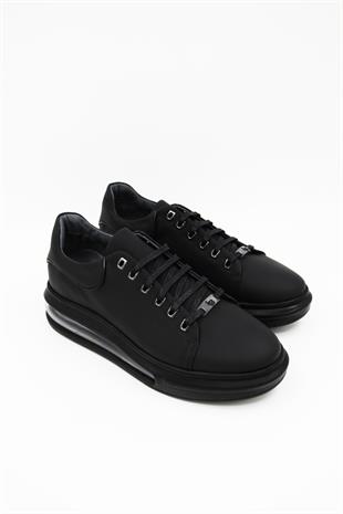 Luciano Bellini C14701 Erkek Casual Ayakkabı - SİYAH MAT