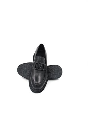 Luciano Bellini C22805-1 Erkek Loafer Ayakkabı - SİYAH