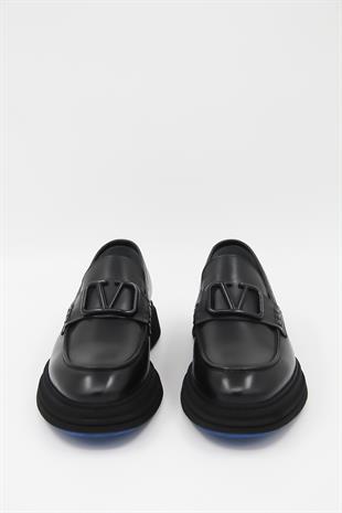 Luciano Bellini C22805 Erkek Loafer Ayakkabı - SİYAH