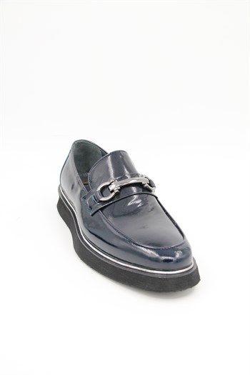 Luciano Bellini E2301 Rugan Erkek Casual Ayakkabı - LACİVERT