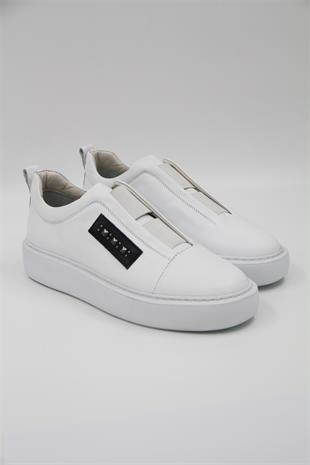 Luciano Bellini E3759 Erkek Casual Ayakkabı - BEYAZ