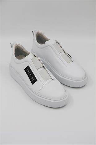 Luciano Bellini E3759 Erkek Casual Ayakkabı - BEYAZ