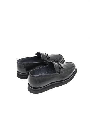 Luciano Bellini E4204 Erkek Loafer Ayakkabı - SİYAH