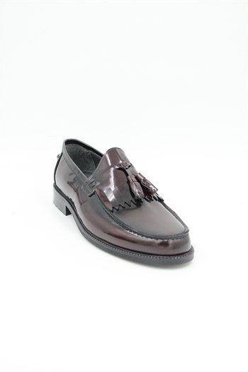 Luciano Bellini J1901 Erkek Klasik Microlite Ayakkabı - BORDO
