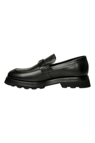 Marcomen 24025 Erkek Loafer Ayakkabı - SİYAH