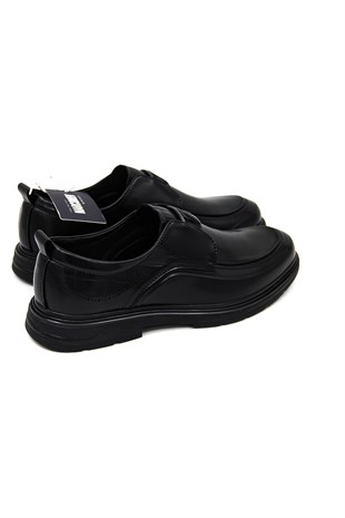 Marcomen 8006956 Croco Baskılı Erkek Casual Ayakkabı - SİYAH CROCO DERİ