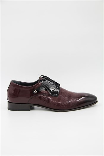Oggi 013508 Kösele Erkek Klasik Ayakkabı - BORDO