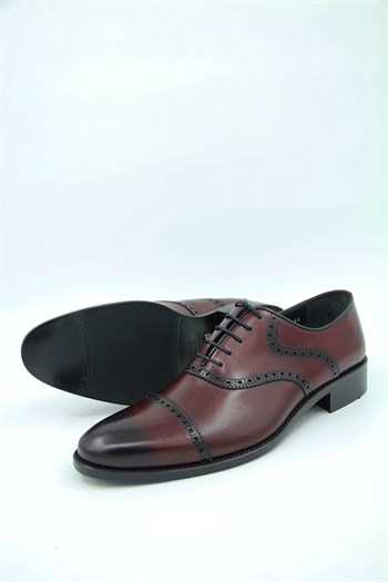 Oggi 013700-4 Erkek Klasik Ayakkabı - BORDO
