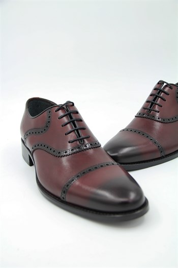 Oggi 013700-4 Erkek Klasik Ayakkabı - BORDO