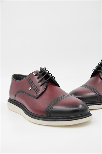 Pierre Cardin 351 Erkek Casual Ayakkabı - BORDO