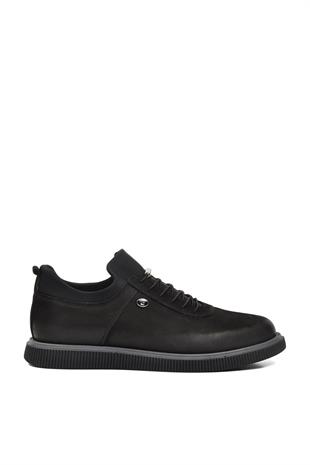 Pierre Cardin 61896 Erkek Casual Ayakkabı - SİYAH NUBUK