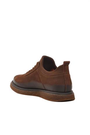Pierre Cardin 61896 Erkek Casual Ayakkabı - KAHVERENGİ NUBUK