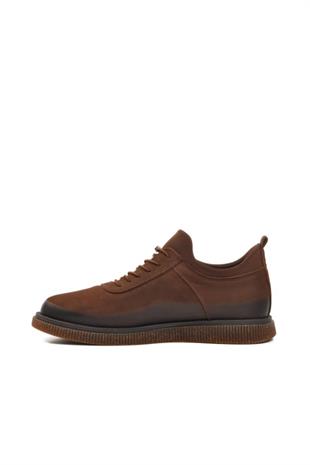 Pierre Cardin 61896 Erkek Casual Ayakkabı - KAHVERENGİ NUBUK