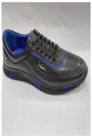 Pierre Cardin 649405 Erkek Spor Ayakkabı - SİYAH MAVİ