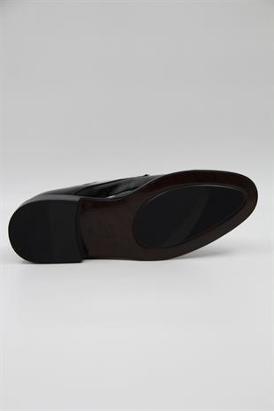 Pierre Cardin 7030 Erkek Klasik Ayakkabı - SİYAH RUGAN
