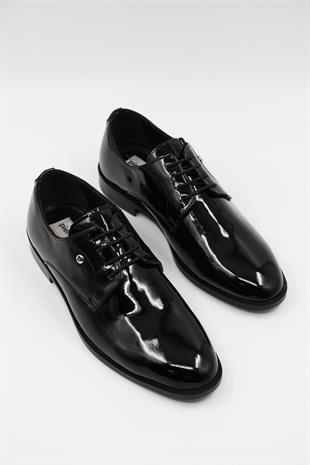 Pierre Cardin 7030 Erkek Klasik Ayakkabı - SİYAH RUGAN