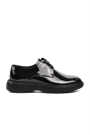 Pierre Cardin 70914 Erkek Klasik Ayakkabı - SİYAH RUGAN