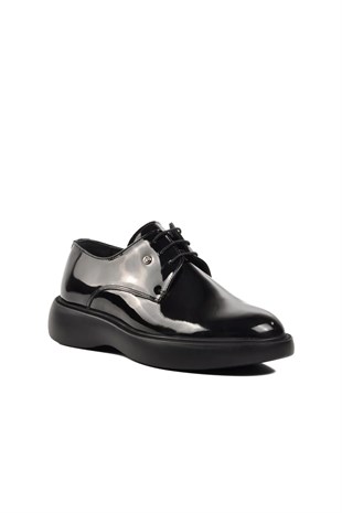 Pierre Cardin 70914 Erkek Klasik Ayakkabı - SİYAH RUGAN
