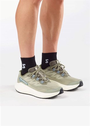 Salomon  Aero Blaze 3 Grvl L492179 Erkek Koşu Ayakkabısı - YEŞİL