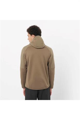 Salomon C22968 Outlıne Hybrıd Warm Hd Primaloft® Thermoplume Yalıtımı Erkek Montu - KAHVERENGİ