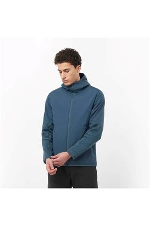 Salomon C23280 Outlıne Hybrıd Warm Hd Primaloft® Thermoplume Yalıtımı Erkek Montu - LACİVERT