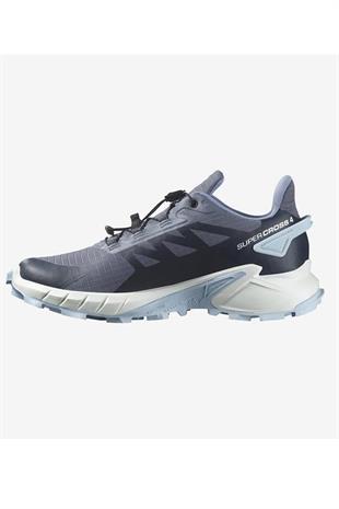 Salomon Supercross 4 W L474617 Kadın Outdoor Ayakkabı - MAVİ