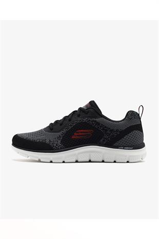 Skechers 232699Tk Erkek Spor Ayakkabı - SİYAH-KIRMIZI