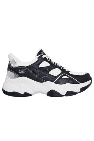 Skechers Bobs Diego 117686 Blk Kadın Spor Ayakkabı - BEYAZ