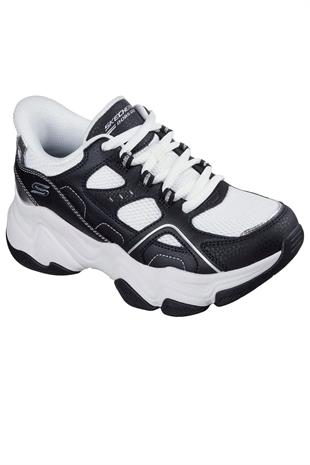 Skechers Bobs Diego 117686 Blk Kadın Spor Ayakkabı - BEYAZ