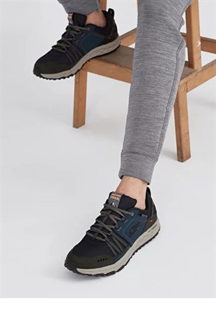 Skechers Escape Plan 51591 Erkek Oudoor Ayakkabı - LACİVERT
