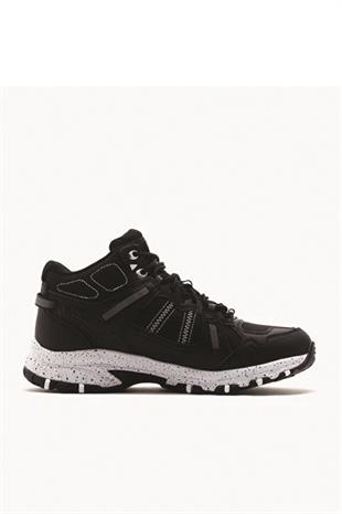 Skechers Hillcrest - Bound Peak 180021 / BKW Kadın Outdoor Bot - SİYAH