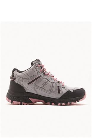 Skechers Hillcrest - Bound Peak 180021 / GYPK Kadın Outdoor Bot - GRİ