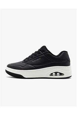 Skechers Uno Court 183145 Blk Erkek Sneakers - SİYAH