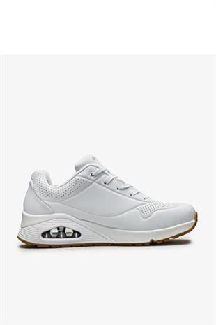 Skechers Uno - Stand On Air 73690/Wht Kadın Sneaker Ayakkabı - BEYAZ
