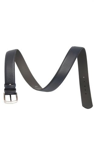 Tergan S1EK00000307 Erkek Deri Kemer - LACİVERT