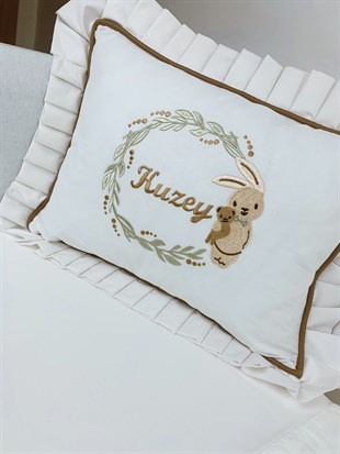 Baby Bunny Pileli Dekoratif Yastık