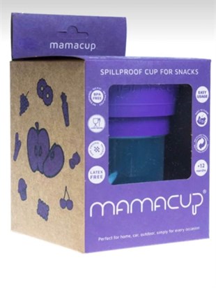 MamaCup Dökülmeyi Önleyen Atıştırmalık Kabı - Mor