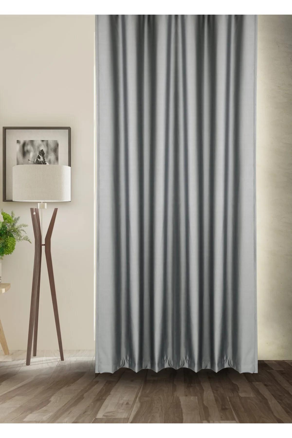 Blackout Açık Gri Karartma Fon Perde