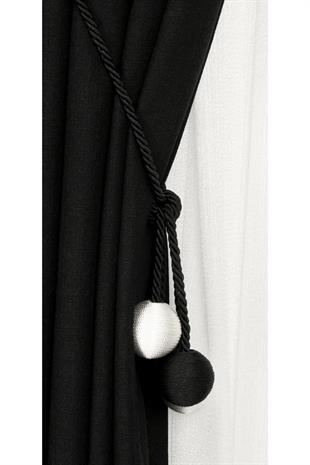 Lüks 4 Toplu İp Sarım Tavandan Asmalı Toplama Perde Aksesuarı (Braçol)