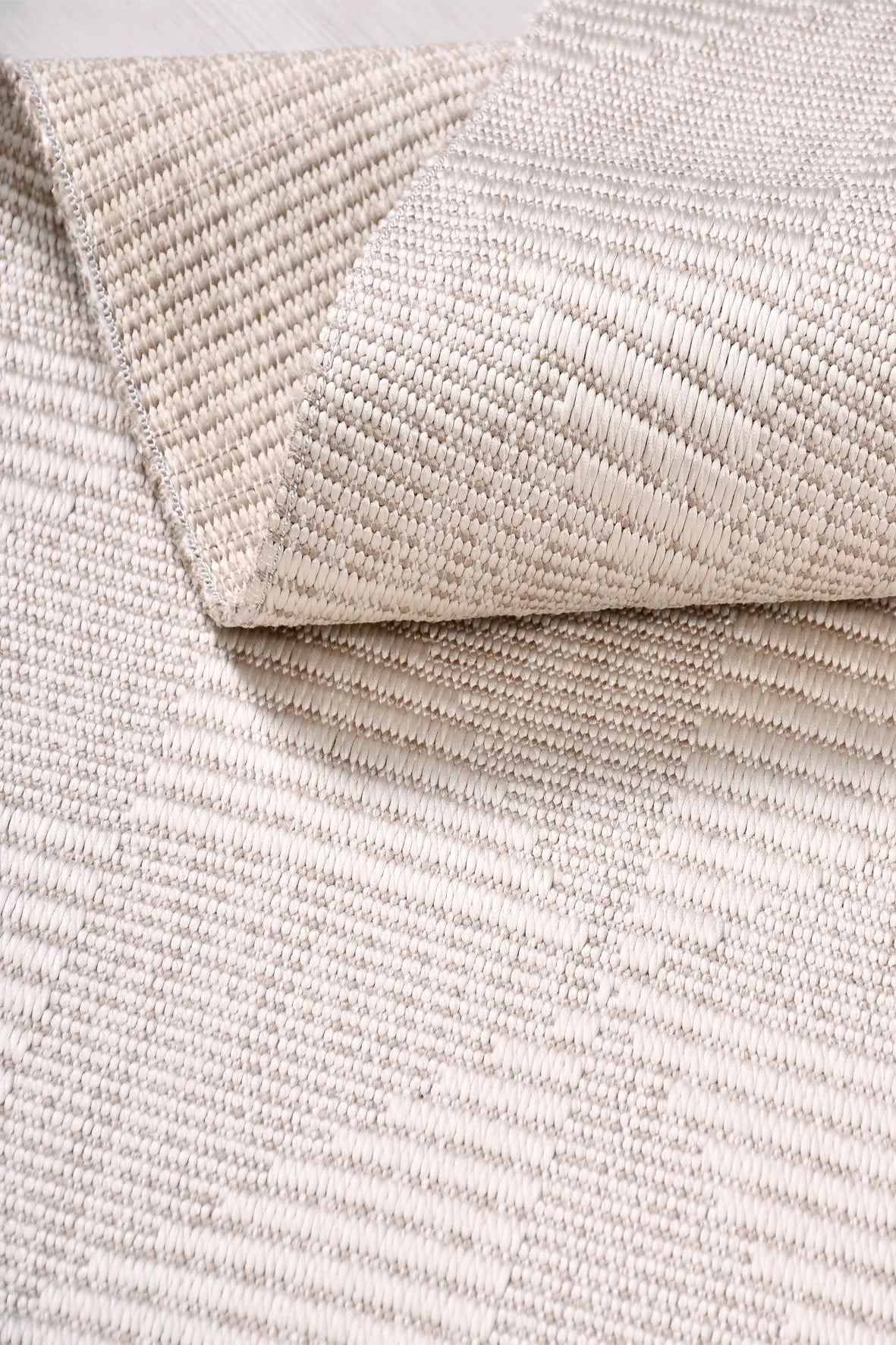 DELTA- VİZON/KREM- Özel Ölçü-Mutfak, Koridor Halısı-Kaymaz Taban-Robot Süpürgeye Uyumlu-Kolay Temizlenebilir-Sisal-Uygun Fiyat